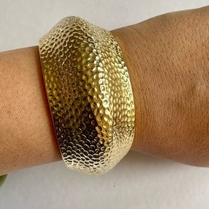 Gold Plate bangle bracelet